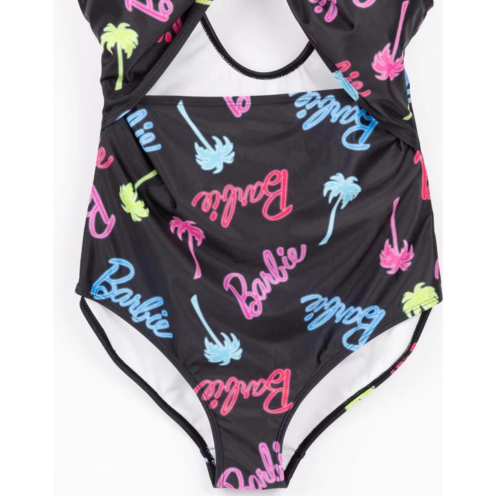 Produktbild Barbie Womens/Ladies Palm Tree Logo One Piece Swimsuit (S)