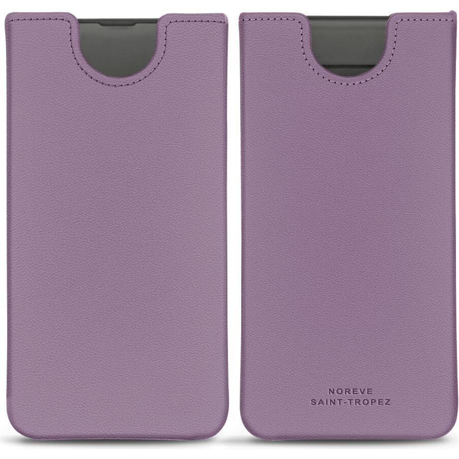 Thumbnail - Noreve Lederschutzhülle (Samsung Galaxy S10+), Smartphone Hülle, Violett