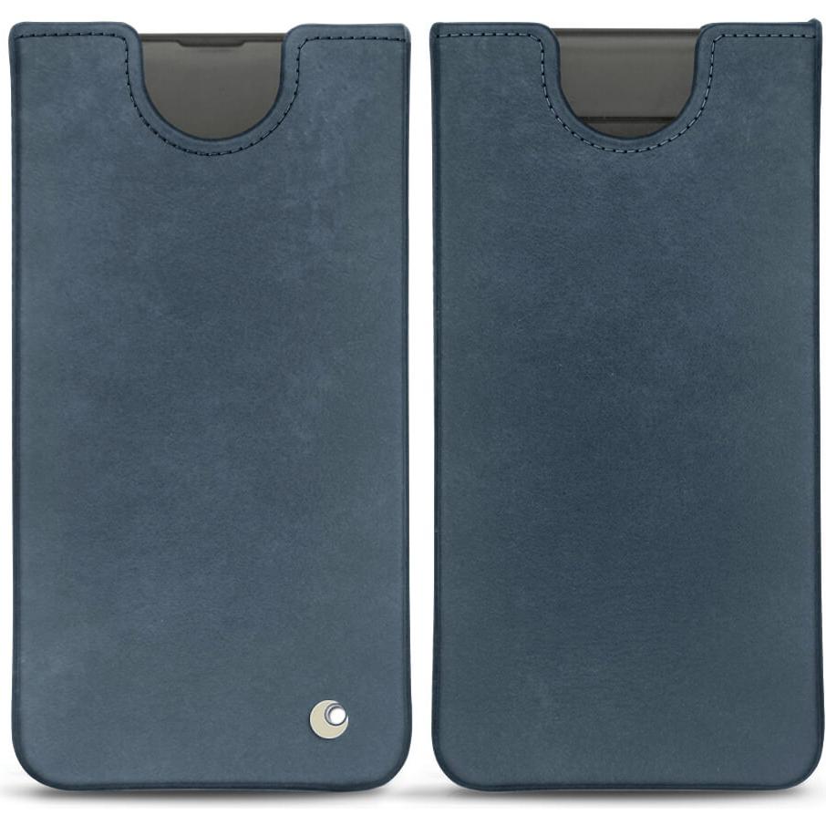 Noreve Lederschutzhülle (Samsung Galaxy S10+), Smartphone Hülle, Blau
