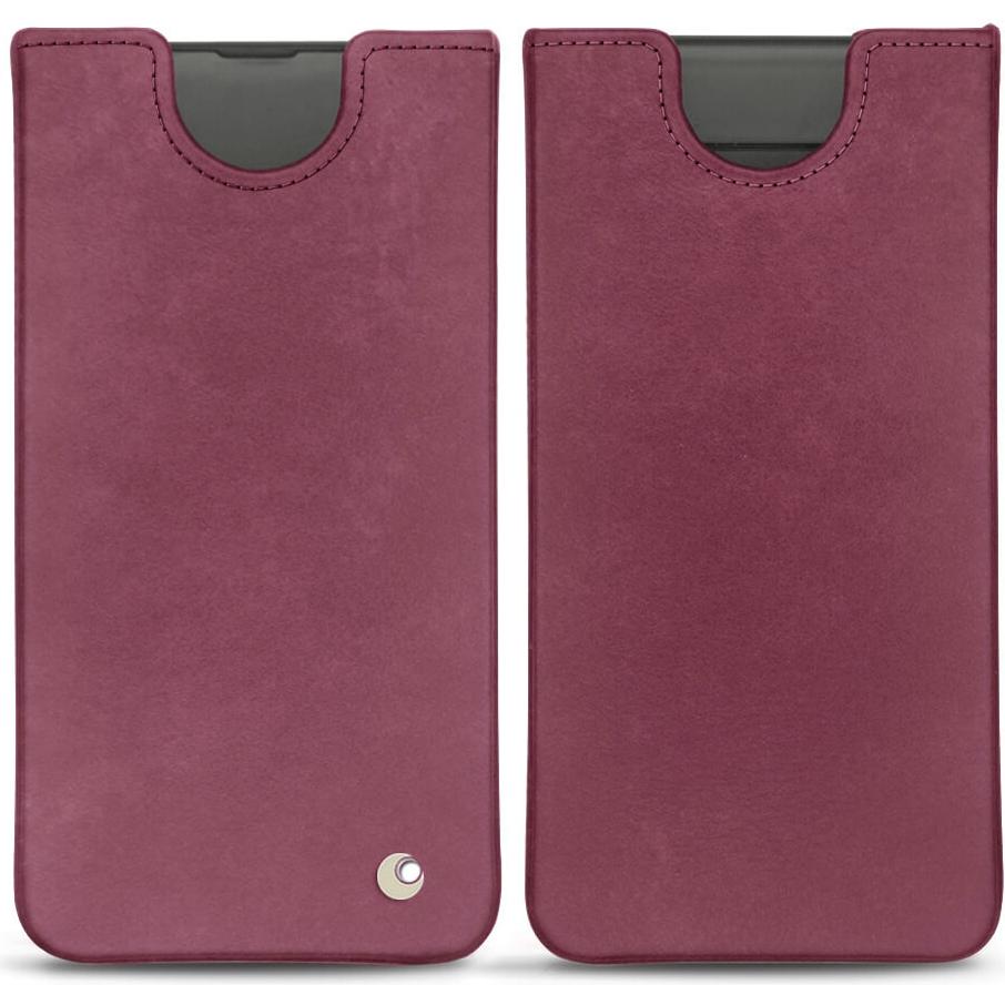 Noreve Lederschutzhülle (Samsung Galaxy S10+), Smartphone Hülle, Violett