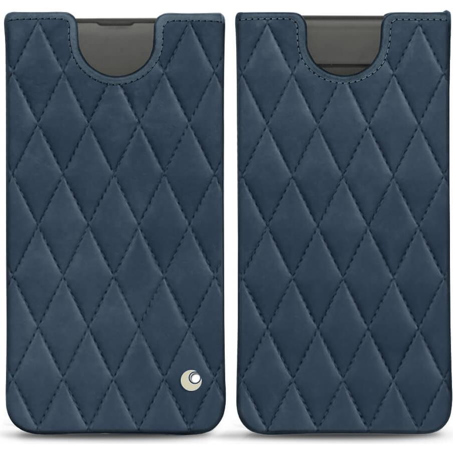 Noreve Lederschutzhülle (Samsung Galaxy S10+), Smartphone Hülle, Blau