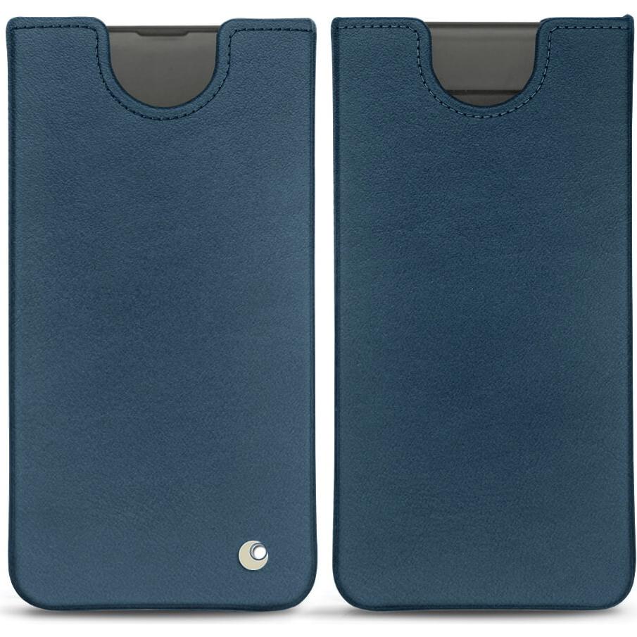 Noreve Lederschutzhülle (Samsung Galaxy S10+), Smartphone Hülle, Blau