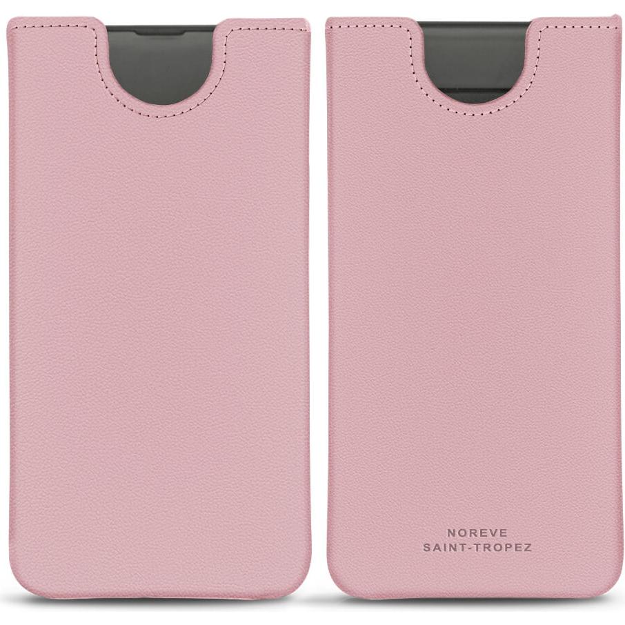 Noreve Lederschutzhülle (Samsung Galaxy S10+), Smartphone Hülle, Rosa