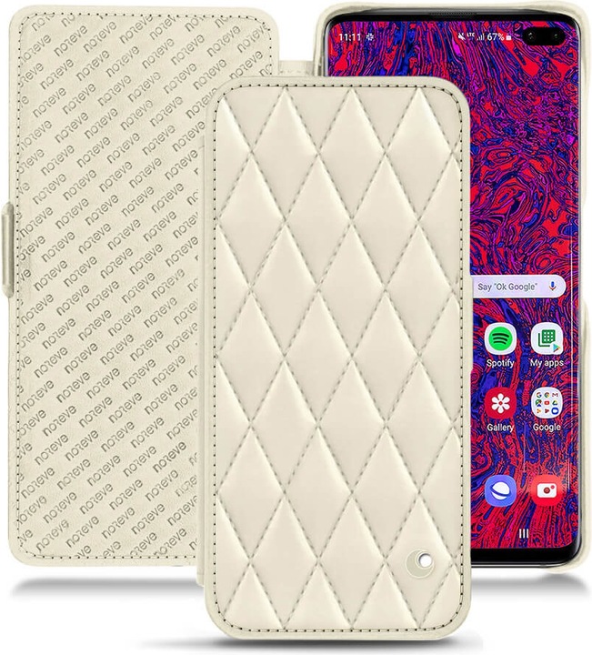 Actual product image Noreve Leather case horizontal (Samsung Galaxy S10+)