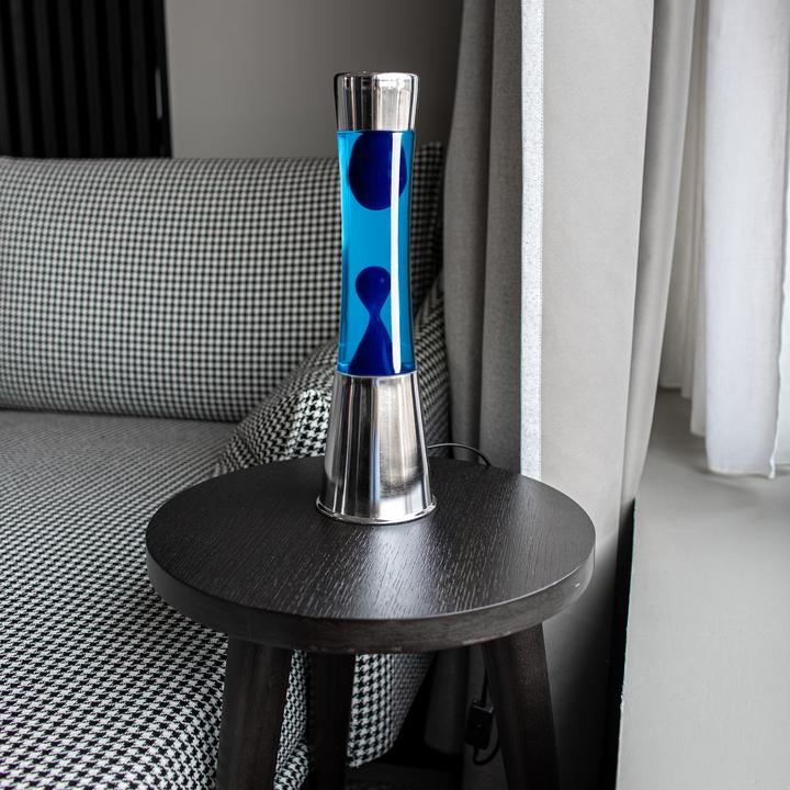 Produktbild Fisura Lavalampe chrom/blau (E14)