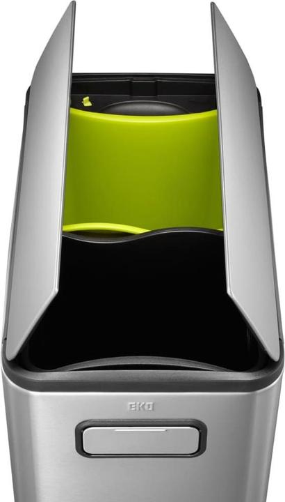 Immagine prodotto EKO Cestino a pedale Ecofly 2x20 litri in acciaio inox (40 l)