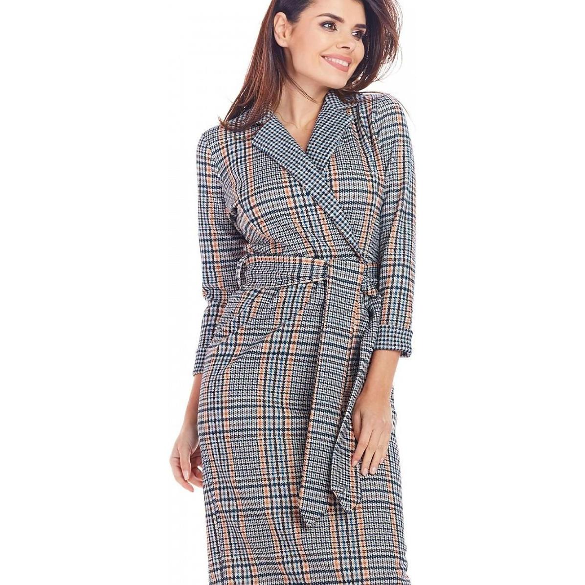 Awama, Damen, Kleider, Alltagskleid, Blau, (M)