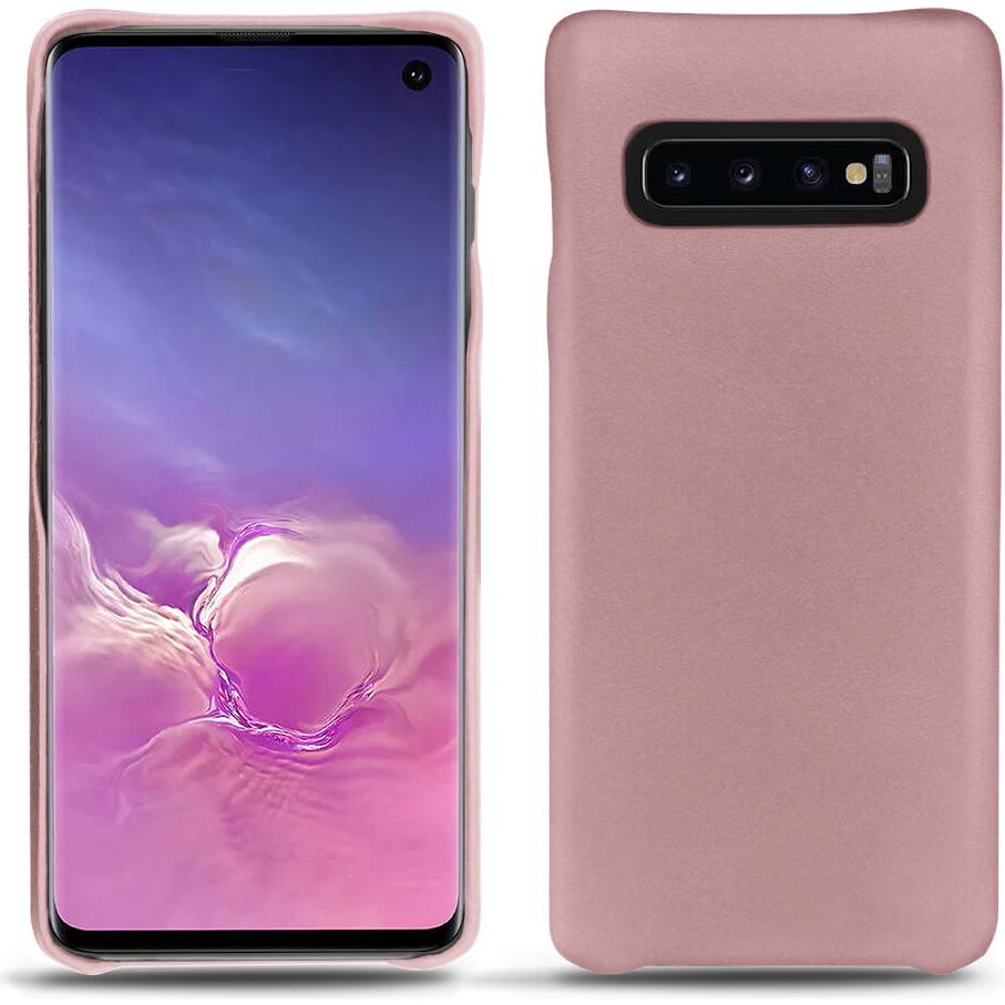 Noreve Lederschutzhülle (Samsung Galaxy S10), Smartphone Hülle, Rosa