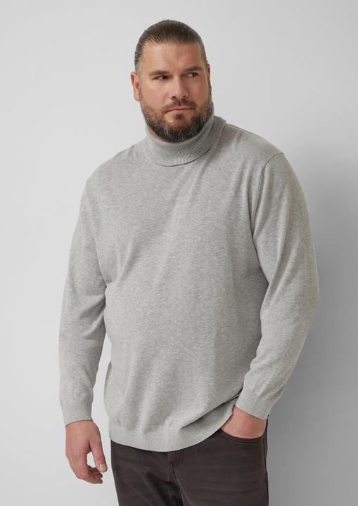 Produktbild s.Oliver Strickpullover Rollkragenpullover aus Baumwolle (3XL)