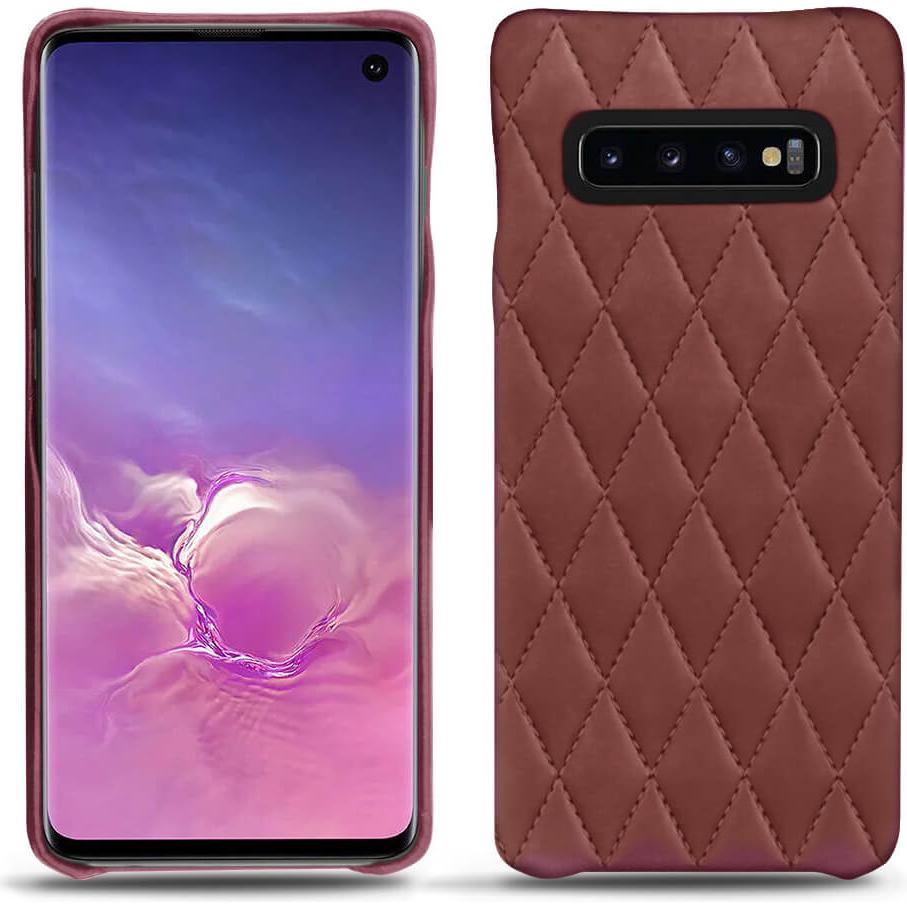 Noreve Lederschutzhülle (Samsung Galaxy S10), Smartphone Hülle, Rot