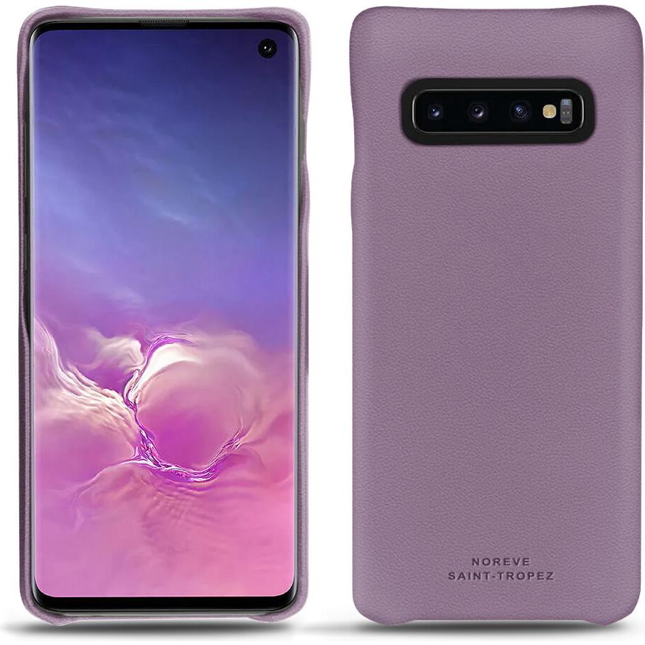 Noreve Lederschutzhülle (Samsung Galaxy S10), Smartphone Hülle, Violett