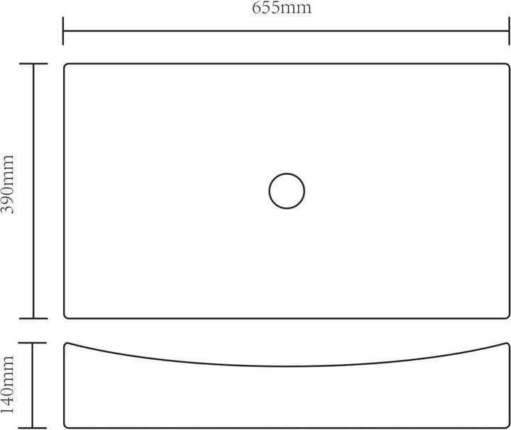Produktbild vidaXL Cosmo (390 mm, 655 mm)