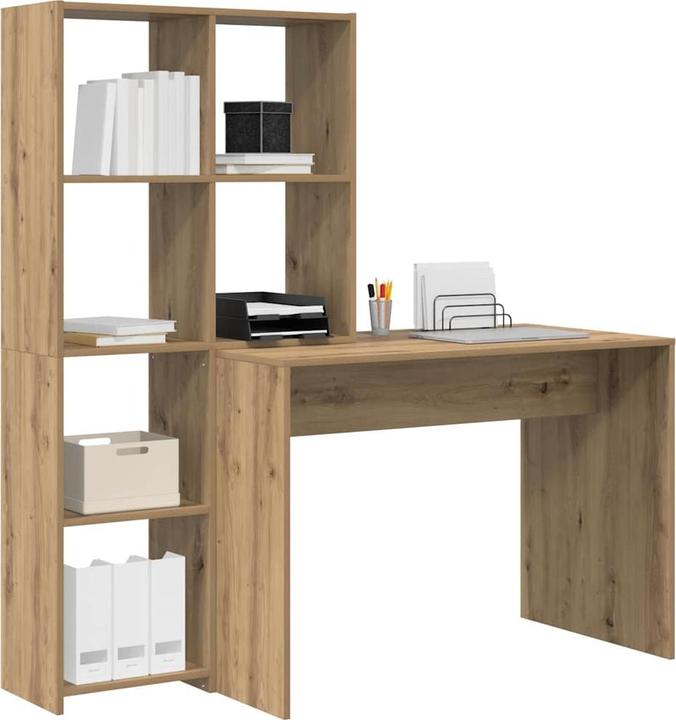 Produktbild vidaXL Schreibtisch für Zuhause (55 x 138.50 x 143 cm)