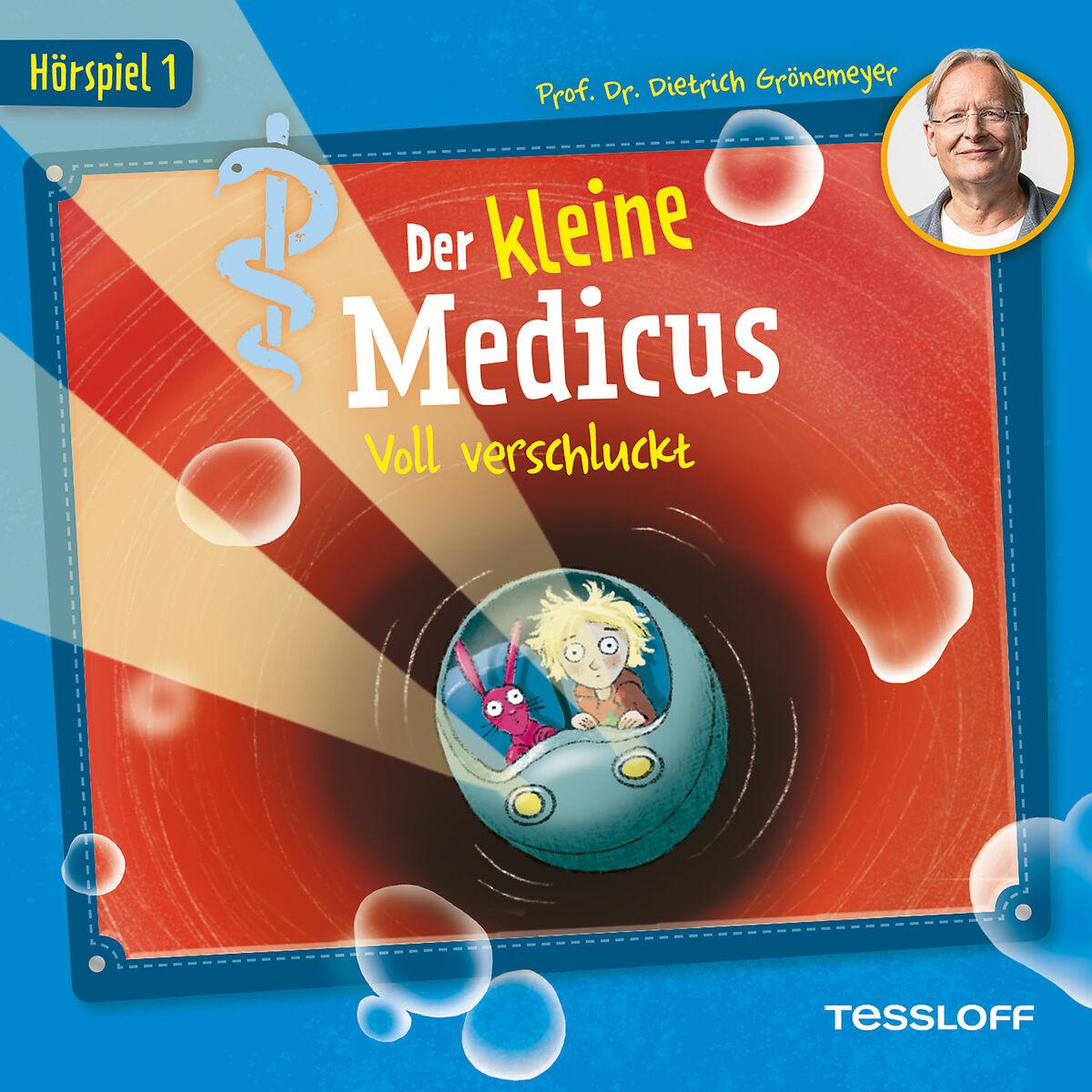 Thumbnail - Der kleine Medicus F1 - Voll verschluckt, Hörbücher von Dietrich Grönemeyer, Emil Braun, Cornelia Waibel, Gregor Höppner...