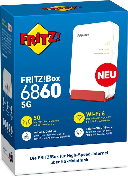 Produktbild AVM FRITZ!Box 6860 5G