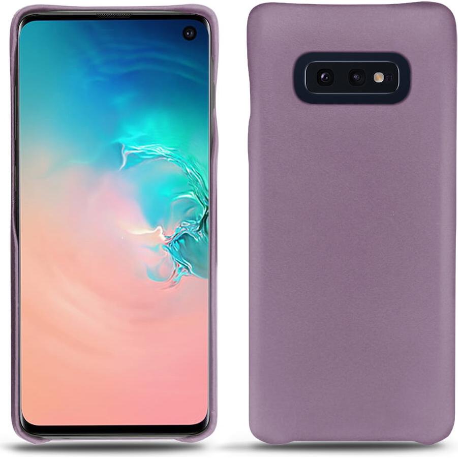 Noreve Lederschutzhülle (Samsung Galaxy S10e), Smartphone Hülle, Violett