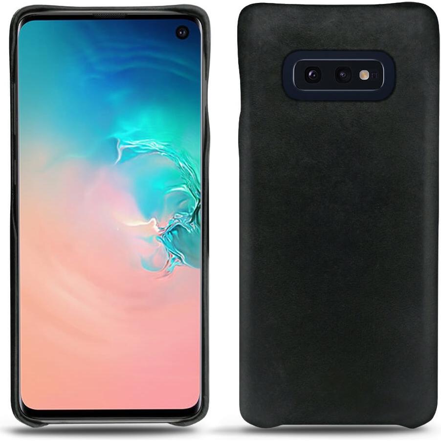 Thumbnail - Noreve Lederschutzhülle (Samsung Galaxy S10e), Smartphone Hülle, Schwarz