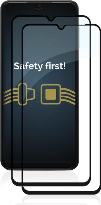 Produktbild Savvies Full-Screen Displayschutz Panzerglas Schutzglas (2 Stück, Samsung Galaxy A13 5G)