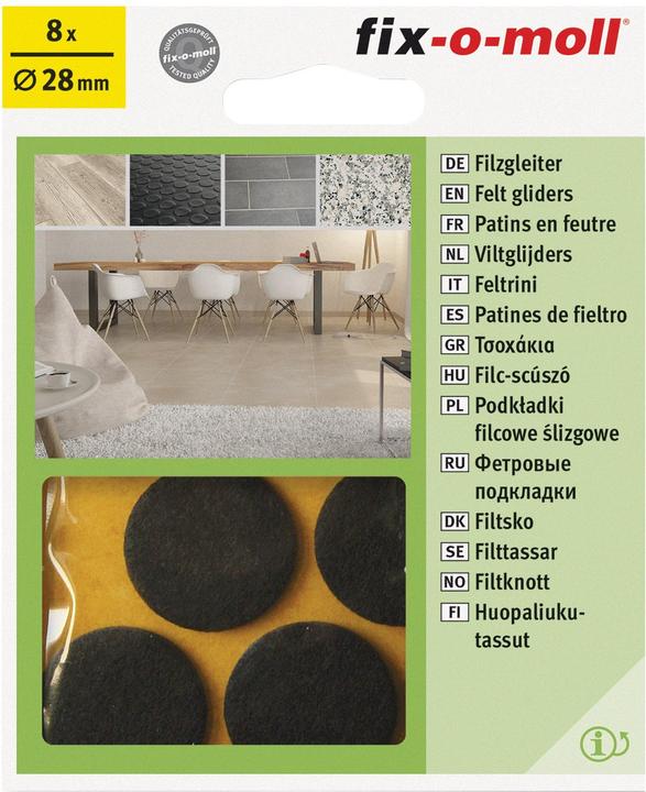 Produktbild Fix-o-moll Filzgleiter (Filzgleiter, 8 Stk.)