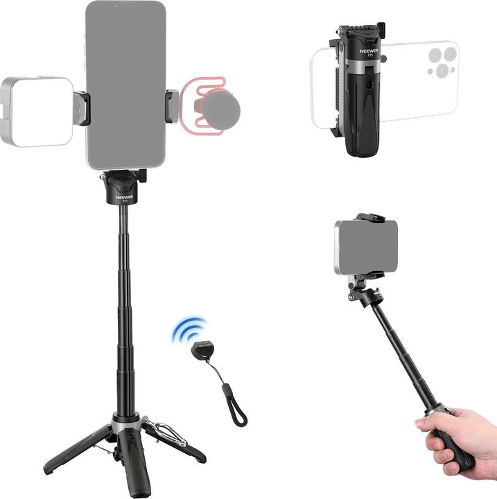 Actual product image Neewer P15 Basics Selfie Stick Tripod (Black)
