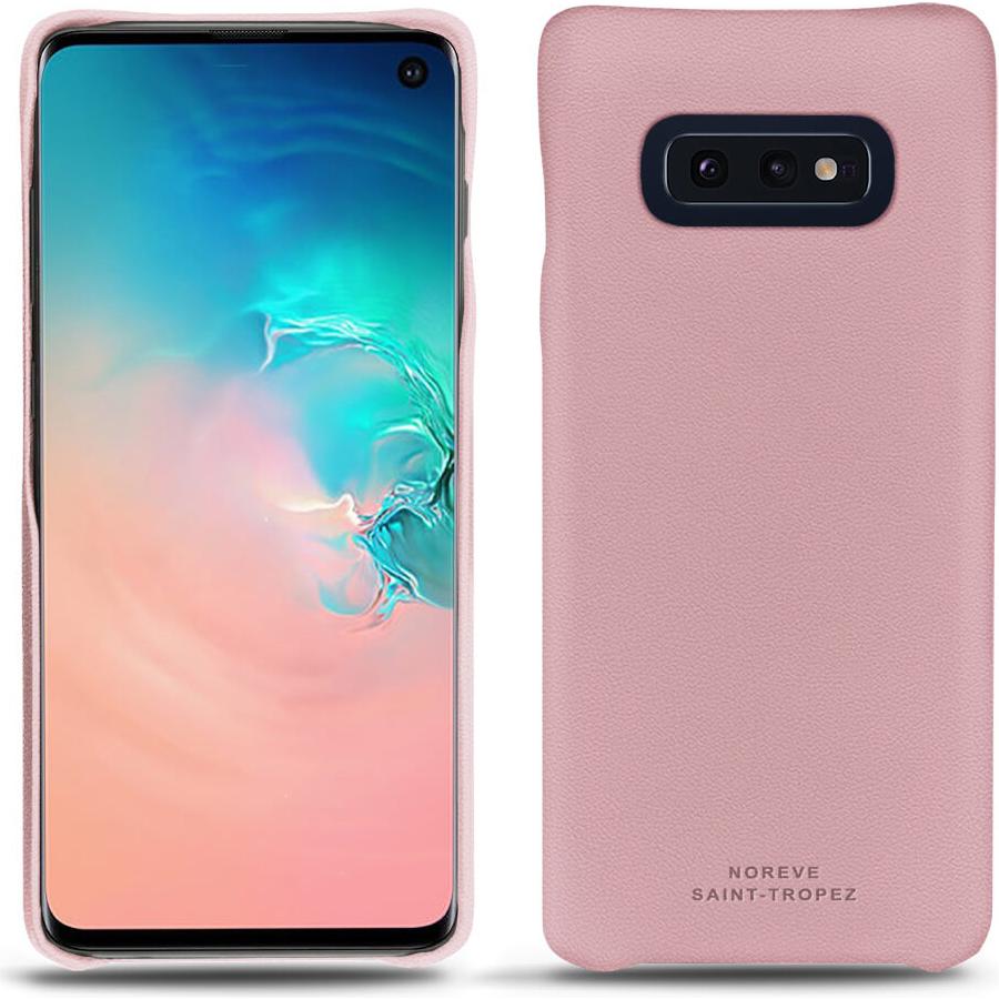 Noreve Lederschutzhülle (Samsung Galaxy S10e), Smartphone Hülle, Rosa