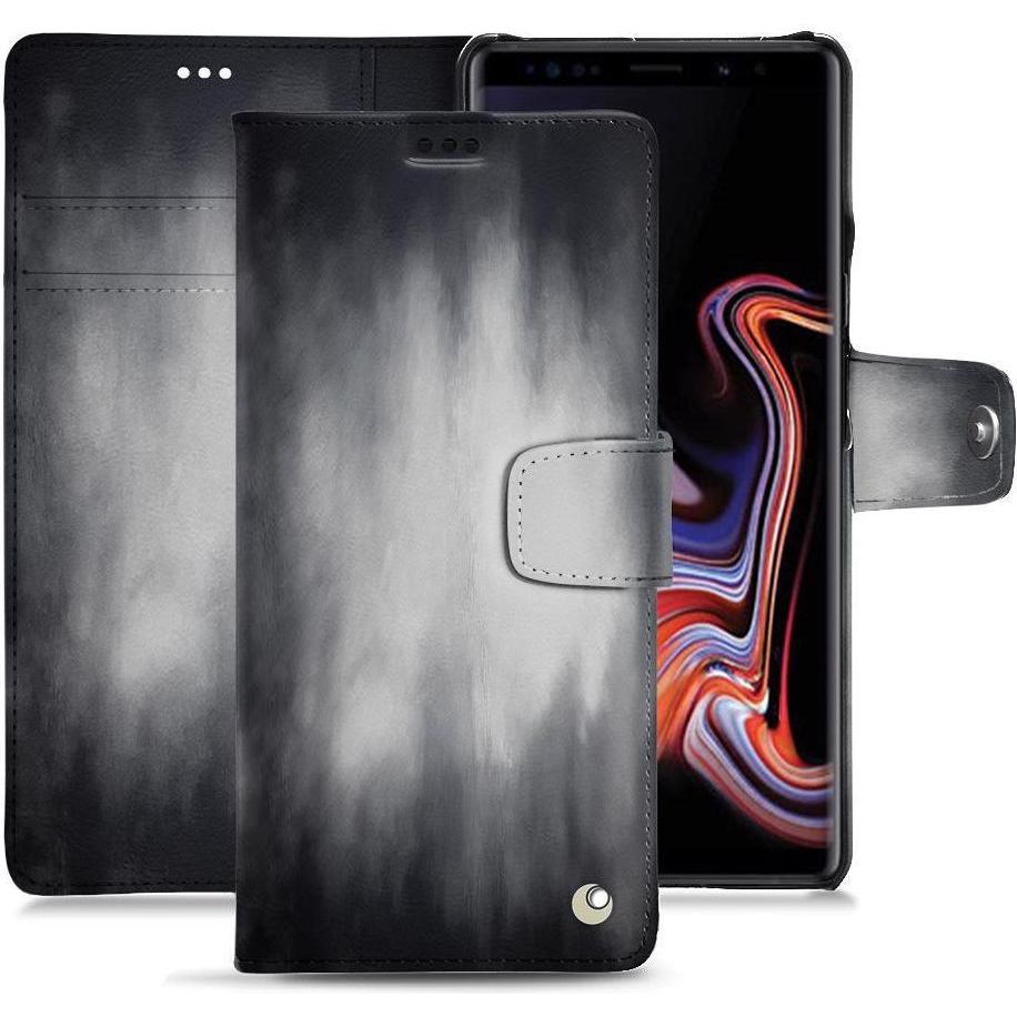Thumbnail - Noreve Lederschutzhülle Wallet (Samsung Galaxy Note 9), Smartphone Hülle, Grau