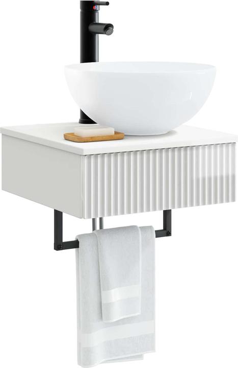 Actual product image vidaXL Wandmontiertes Waschbecken (405 mm, 410 mm)