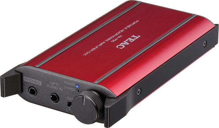 Actual product image TEAC HA-P50 Red (gain switch, USB-DAC)