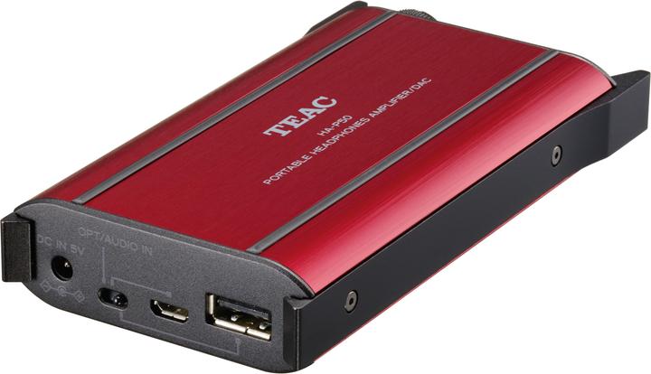 Actual product image TEAC HA-P50 Red (gain switch, USB-DAC)