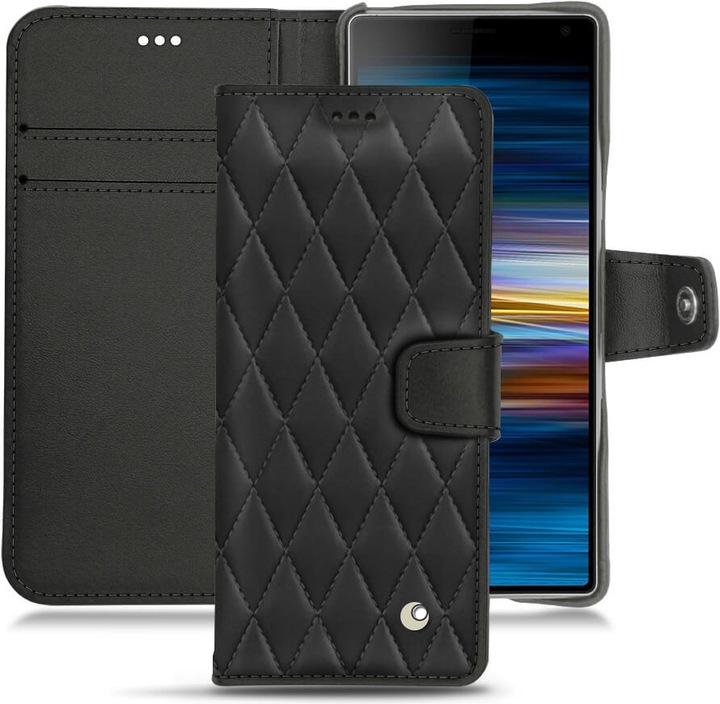 Noreve Lederschutzhülle Wallet (Sony Xperia 10 Plus)