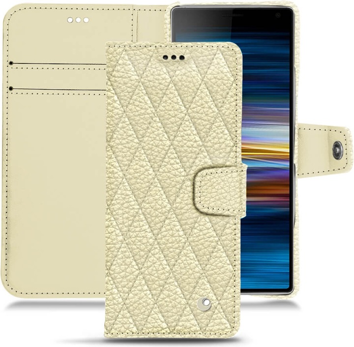 Noreve Lederschutzhülle Wallet (Sony Xperia 10 Plus)