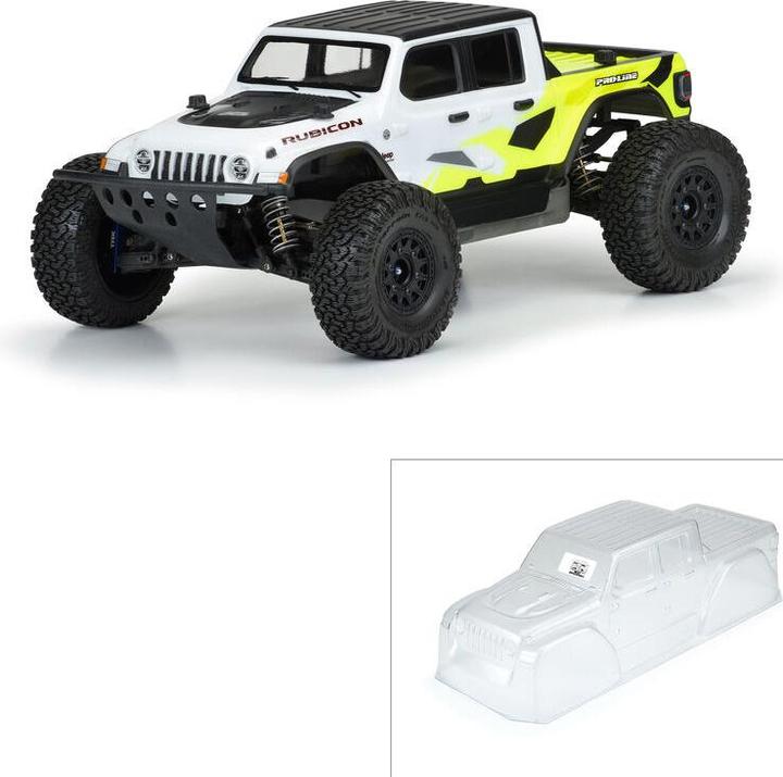 Actual product image Proline Body Jeep Gladiator Rubicon unpainted, 1:10