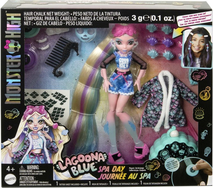 Produktbild Monster High Mattel Lalka Spa Day Lagoona Blue