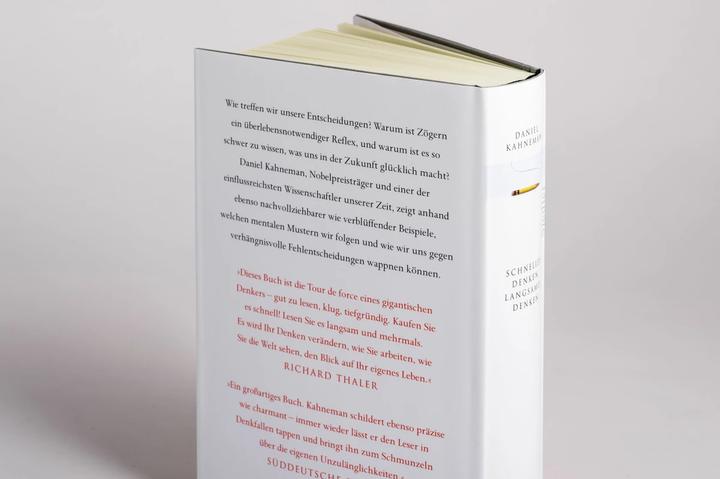 Immagine prodotto Schnelles Denken, Langsames Denken (Tedesco, Daniel Kahneman, 2012)