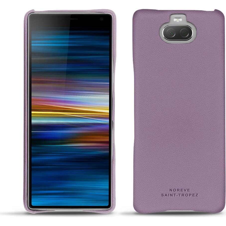 Noreve Lederschutzhülle (Sony Xperia 10 Plus), Smartphone Hülle, Violett