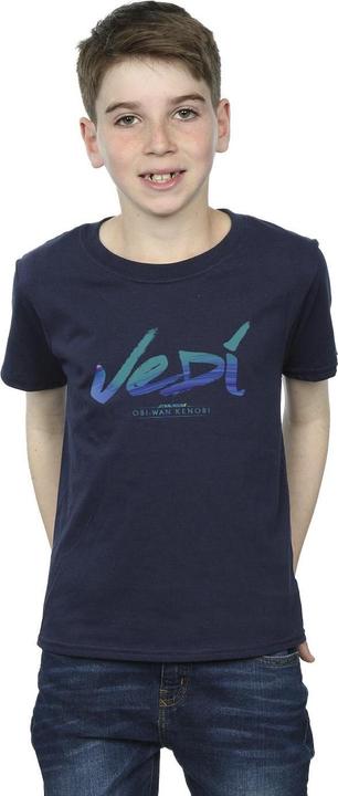 Image du produit Star Wars - T-shirt OBI-WAN KENOBI JEDI PAINTED FONT - Garçon (152, 158)