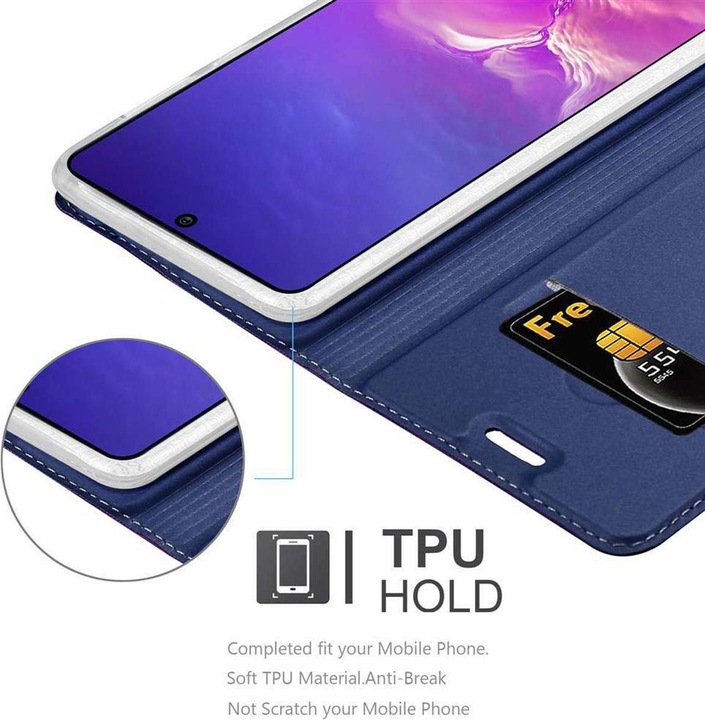 Actual product image Cadorabo Book Classy Style Cover (Samsung Galaxy A91, Samsung Galaxy S10 Lite)