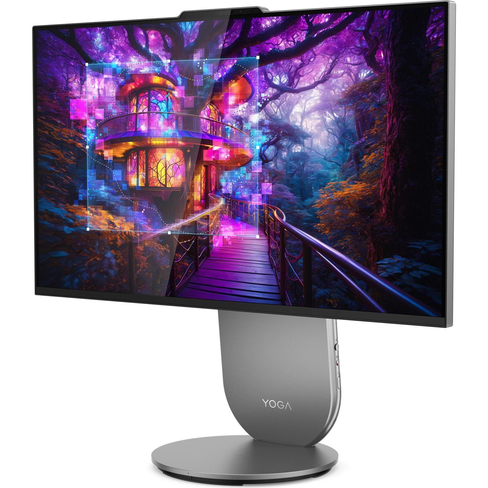 Lenovo Yoga AIO 27IAH10 (1000 GB, 32 GB), PC, Grau