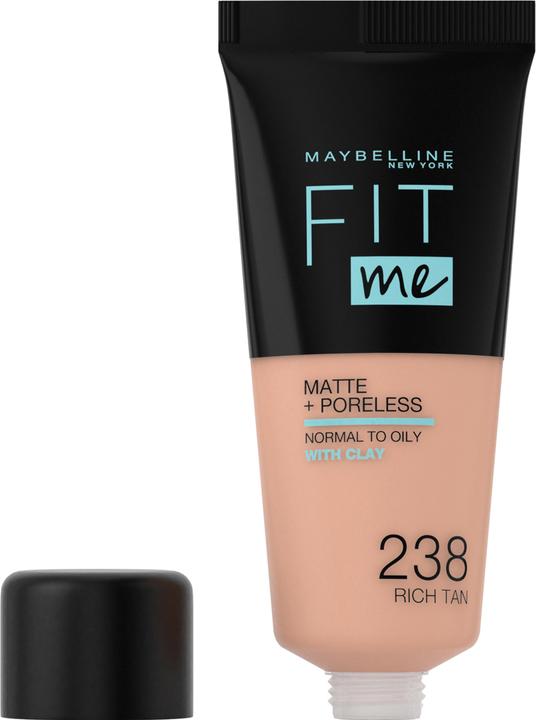 Actual product image Maybelline New York Fit me! Matte&Poreless (238 Rich Tan)