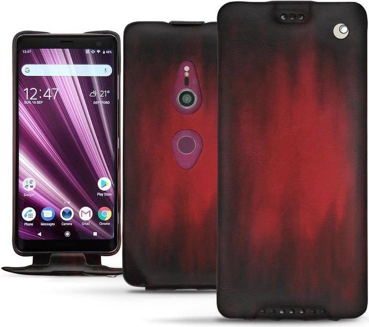Actual product image Noreve Leather cover vertical (Sony Xperia XZ3)