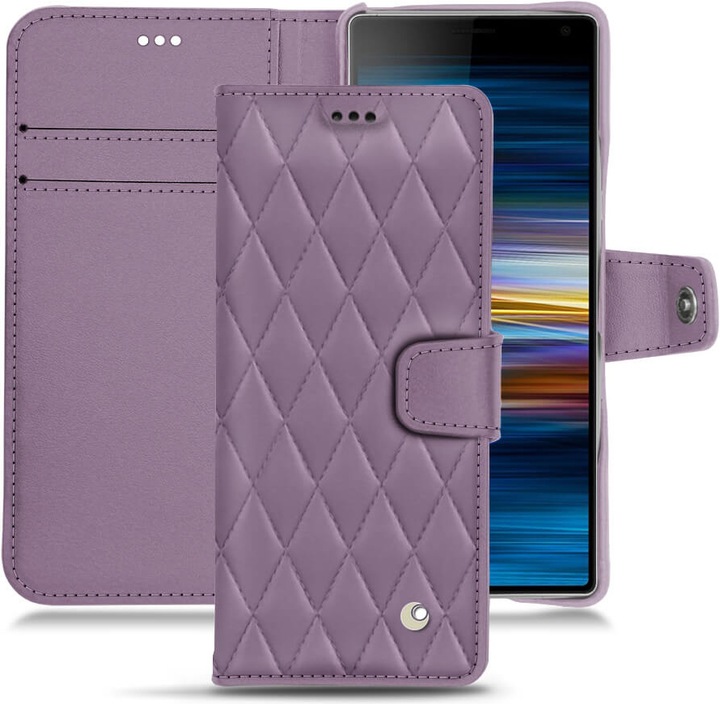 Noreve Lederschutzhülle Wallet (Sony Xperia 10 Plus)