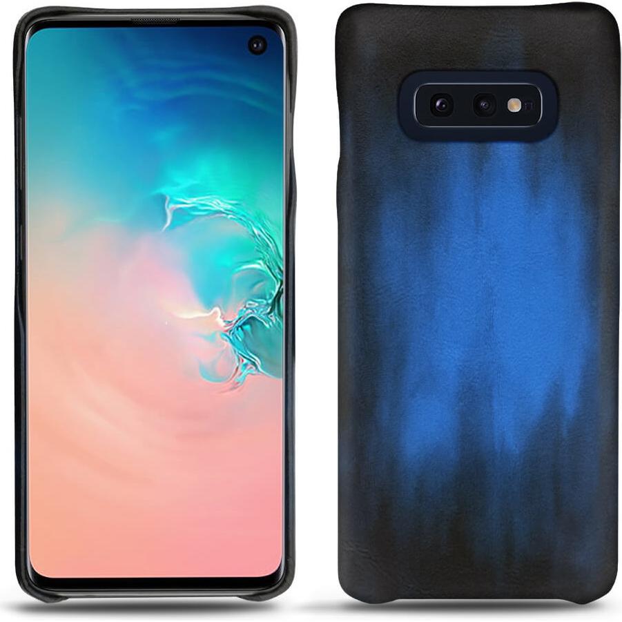 Noreve Lederschutzhülle (Samsung Galaxy S10e), Smartphone Hülle, Blau