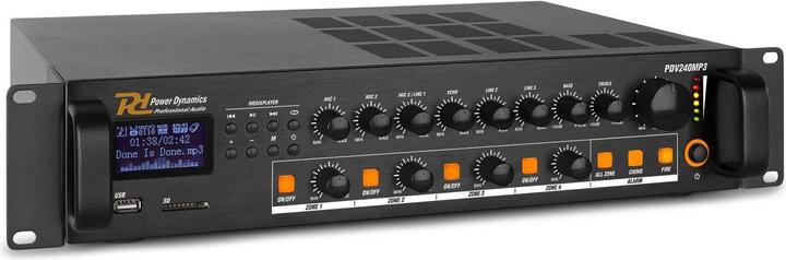 Produktbild Power Dynamics PDV240MP3 4-Zonen Mischer (Verstärker)