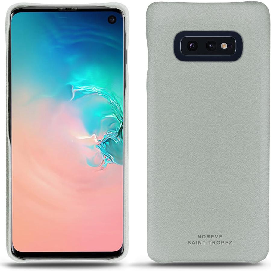 Noreve Lederschutzhülle (Samsung Galaxy S10e), Smartphone Hülle, Grau