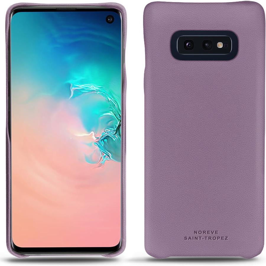 Noreve Lederschutzhülle (Samsung Galaxy S10e), Smartphone Hülle, Violett