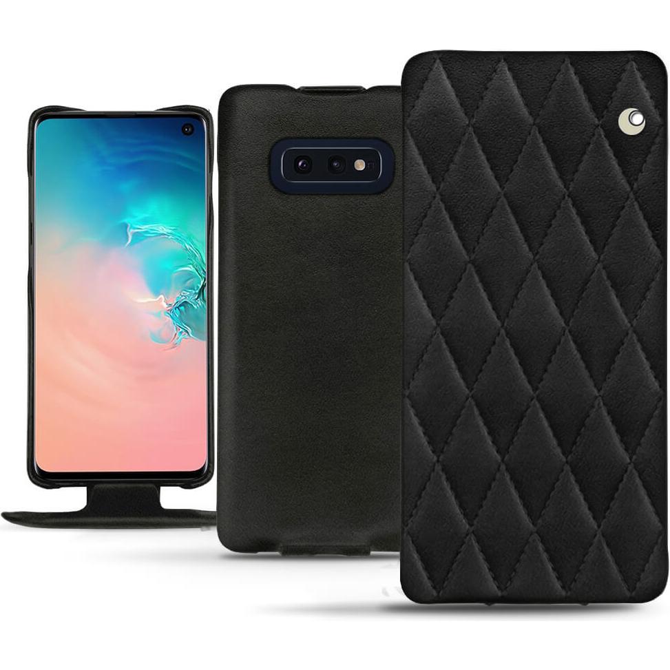 Noreve Lederschutzhülle vertikal (Samsung Galaxy S10e), Smartphone Hülle, Schwarz