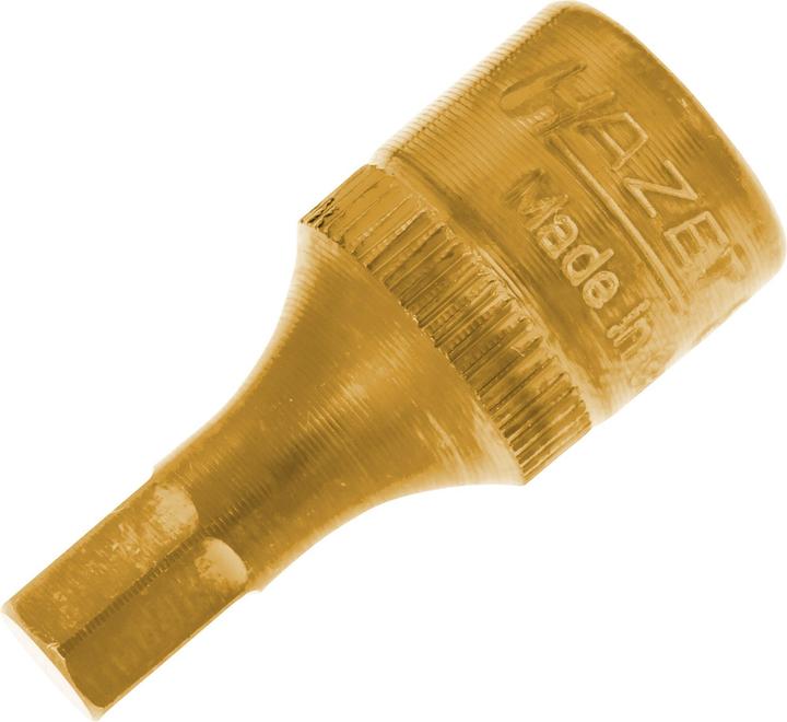Actual product image HAZET Screwdriver socket 8501-5 ∙ Square, hollow 6.3 mm (1/4 inch) ∙ Inside hexagon profile ∙ 5 mm (5 mm)