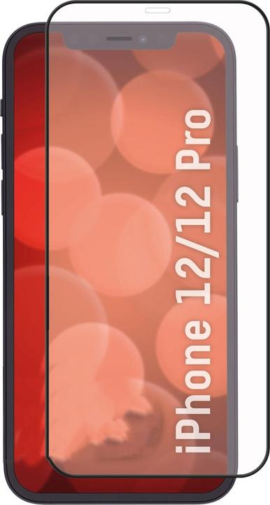 Productafbeelding Displex Real Glass, Full Cover Panzerglas (1 Stuk, Apple iPhone 12, Realme 12 Pro+)