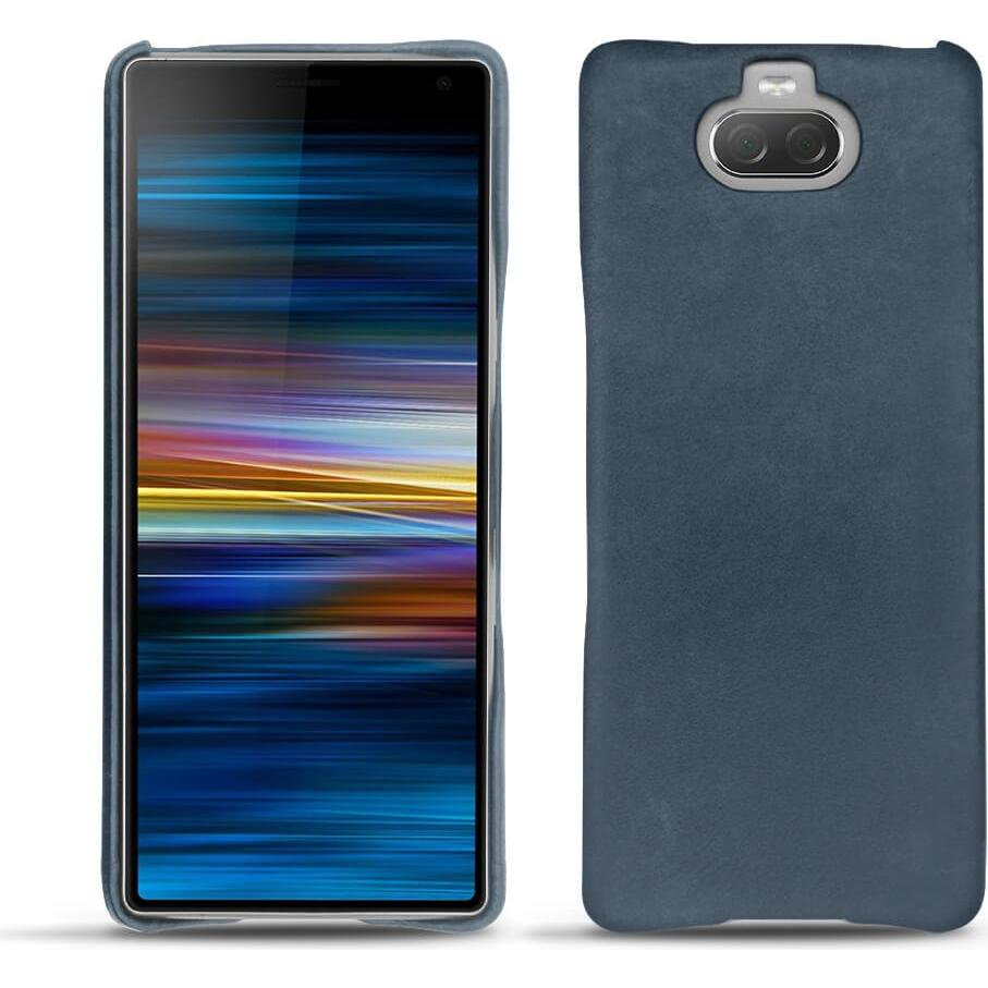 Noreve Lederschutzhülle (Sony Xperia 10), Smartphone Hülle, Blau