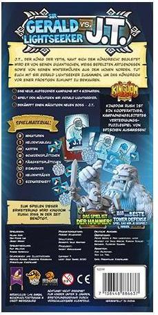 Actual product image Mirakulus 1023741 - Kingdom Rush - Rift in Time: Gerald Heroes - Board Game (DE expansion) (German, 1 - 4 Players)